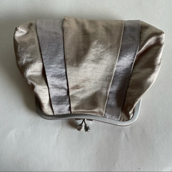 Bath and Body Works Silver Gold clutch purse - Picture 8 of 10